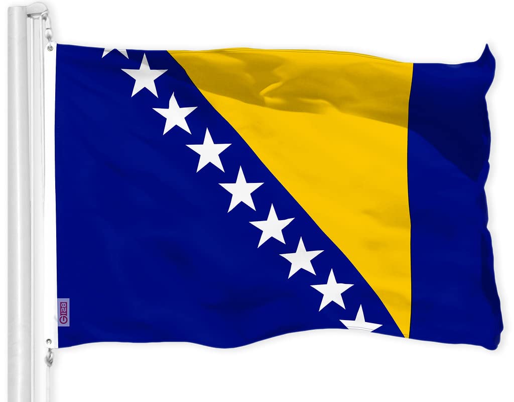 Amazon.com : G128 Bosnia and Herzegovina Flag | 3x5 Ft | LiteWeave